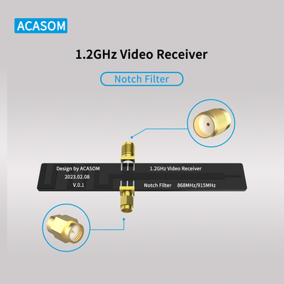 1.2-1.3GHz受信機で 868/915MHz のためにあなたのビデオ 1.2GHz VRX ノッチフィルターを最適化