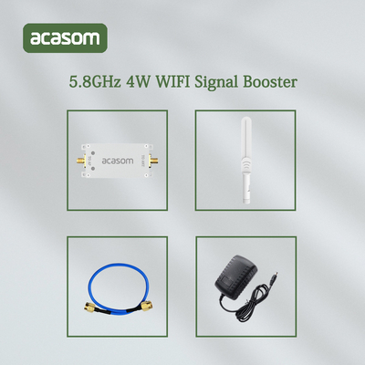 白色4ワットWiFi 無線5.8GHz DJI ファントムのための信号強化器