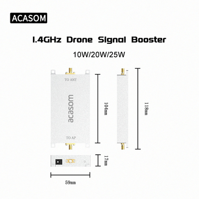 効率45% 40dBm 1.4GHz 無線拡張子用 RF 両方向アンプモジュール