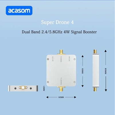 4W 36dBm ダブルバンド ドローンアンプ 2.4 5.8 GHz RX と TX ダブルチャネル周波数