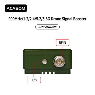 耐久性10W 20W 25W FPV ドローン信号強化器 900MHz から 5.8GHz