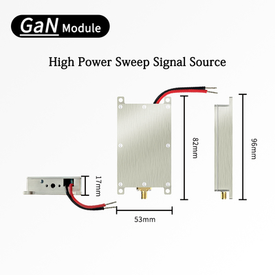 300MHz 400MHz 50W GAN コンパクト ドローン ジャマー モジュール アルミシェル