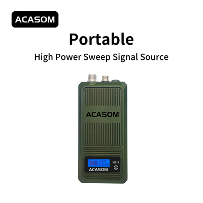 50WポータブルFPVドローンジャマー 5900MHz-6100MHz 高電力VCOのためのRF信号掃描